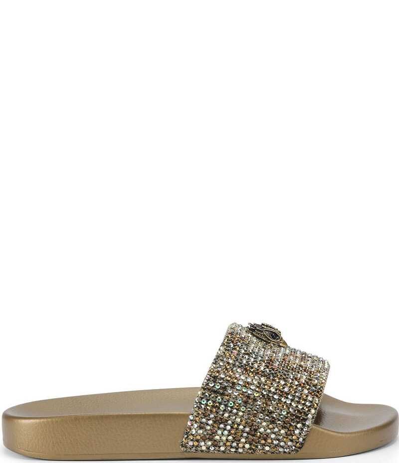 カートジェイガーロンドン レディース シューズ パンプス サンダル ロゴ Kurt Geiger London Meena Rhinestone Embellished Logo Ornament E