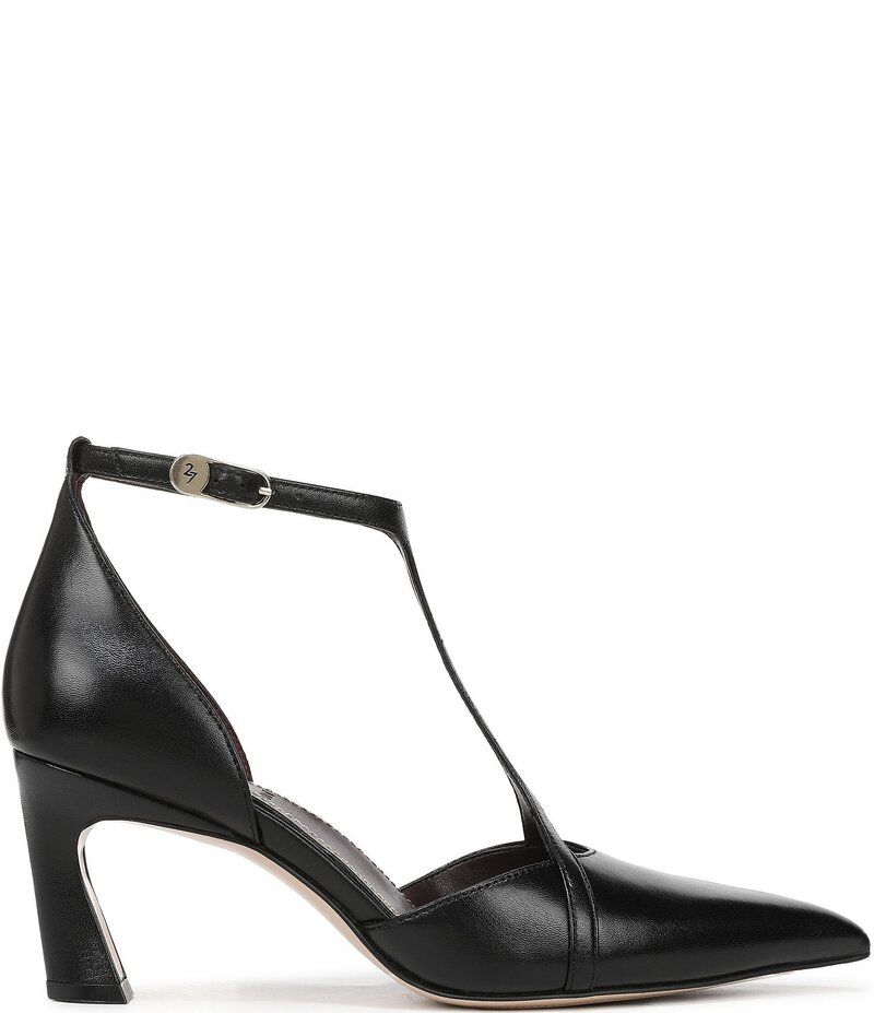 ナチュライザー レディース シューズ パンプス レザー Naturalizer Ezlyn Leather Pointed Toe TStrap Dress Pumps Black ブラック