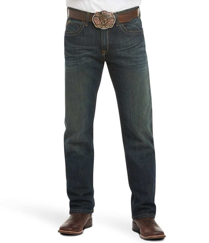 アリアト メンズ ボトムス デニムパンツ ブーツカット ブーツ ジーンズ Ariat M2 Relaxed Legacy Bootcut Jeans Indigo インディゴ