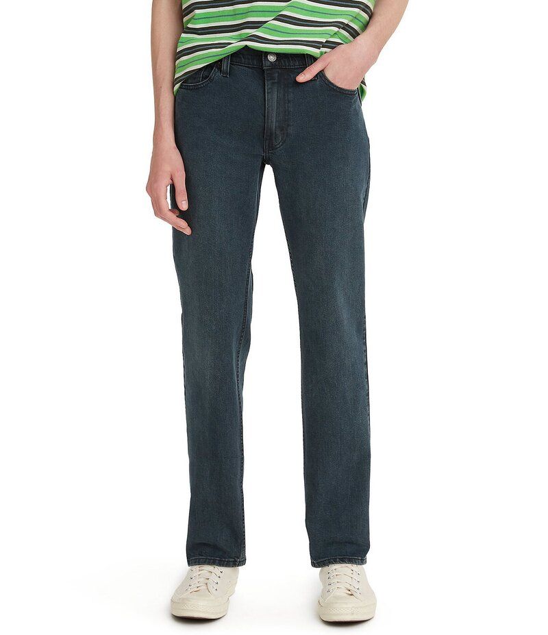 リーバイス メンズ ボトムス デニムパンツ ジーンズ LevisR Mens 511 Slim Leg Jeans Dark Indigo Worn In インディゴ