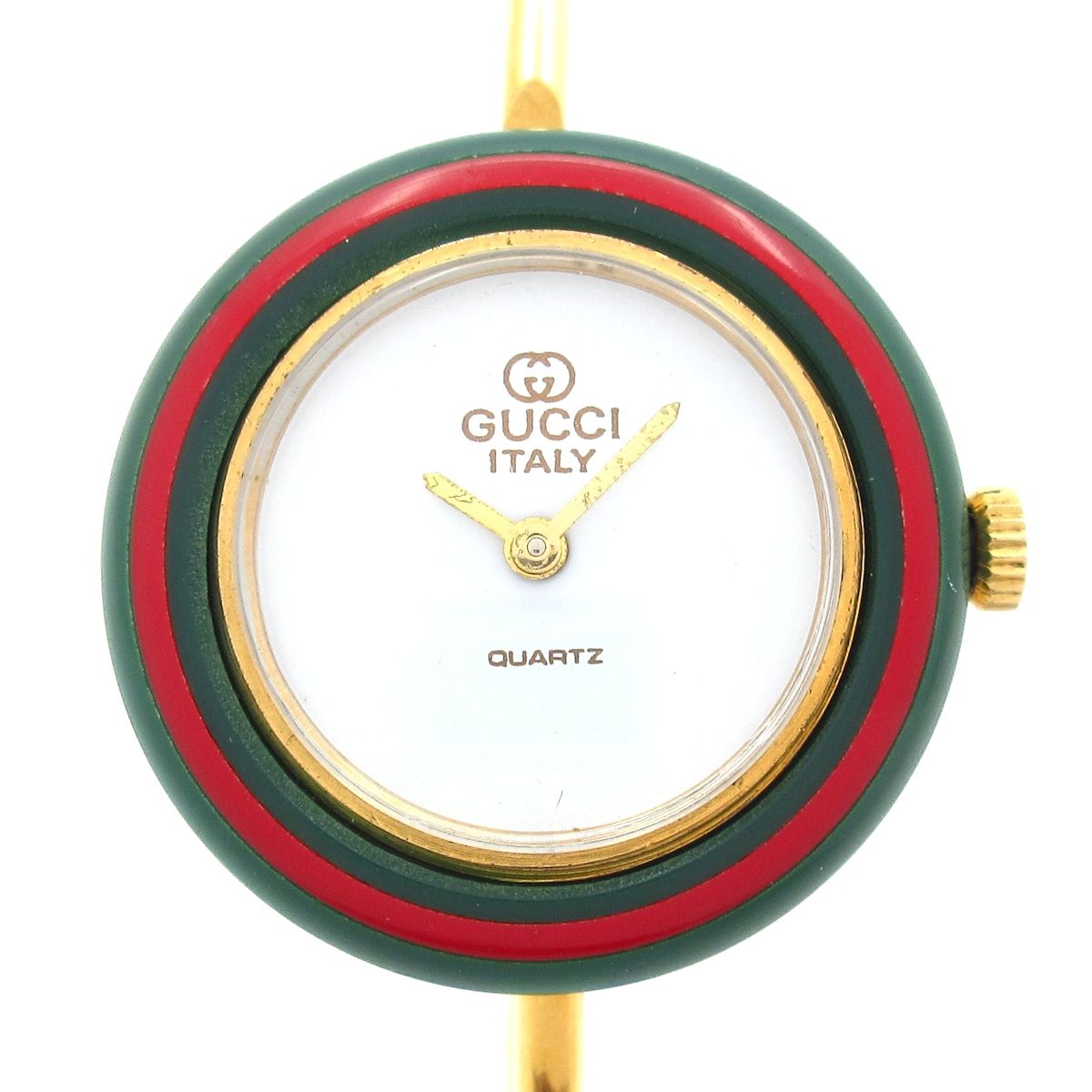 GUCCI(グッチ) 腕時計 ベゼルウォッチ レディース 白