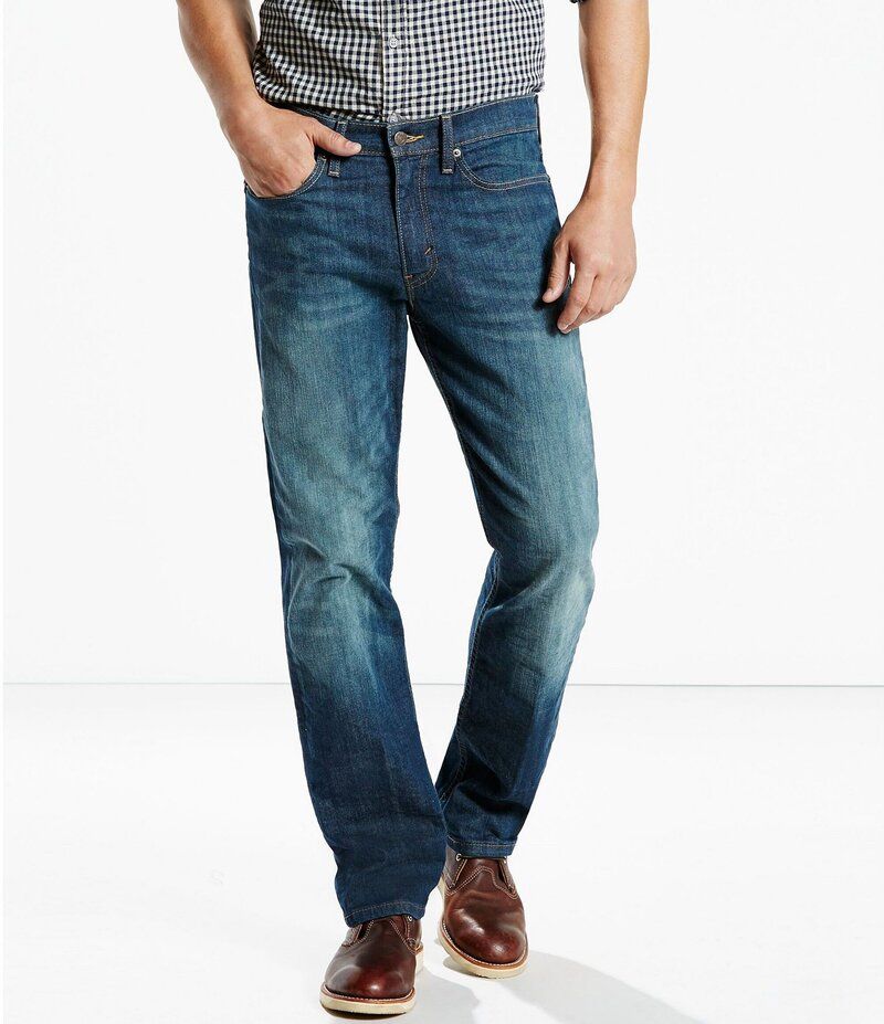 リーバイス メンズ ボトムス デニムパンツ ジーンズ LevisR 514 Straight Fit LevisR Flex Stretch Jeans Midnight Worn