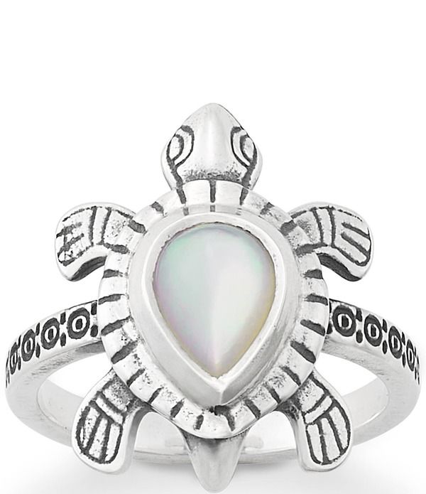 ジェームズ エイヴリー レディース アクセサリー 指輪 James Avery Turtle Ring Mother of Pearl パール