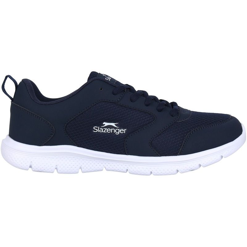 スラセンジャー メンズ シューズ スニーカー メッシュ Slazenger Force Mesh Sn00 NavyWhite ホワイト