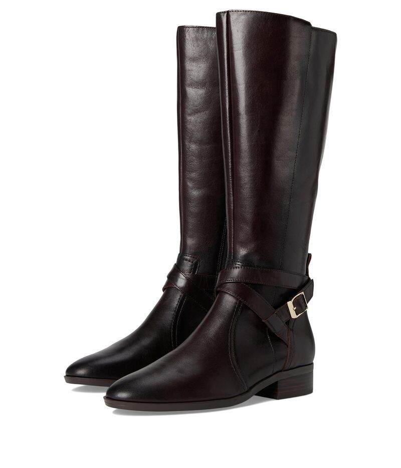 ナチュライザー レディース シューズ ブーツ・レインブーツ Naturalizerena2 Wide Calf Boots Brown Leather ブラウン