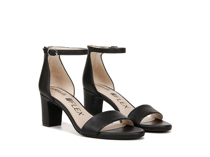 ライフストライド レディース シューズ ヒール アンクル LifeStride Florence Ankle Straps Black ブラック