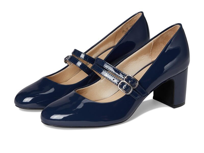 ライフストライド レディース シューズ サンダル LifeStride TRUE Lux Navy Patent ネイビー