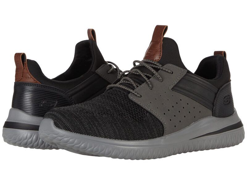 スケッチャーズ メンズ シューズ スニーカー SKECHERS Delson 30 Cicada BlackGray ブラック