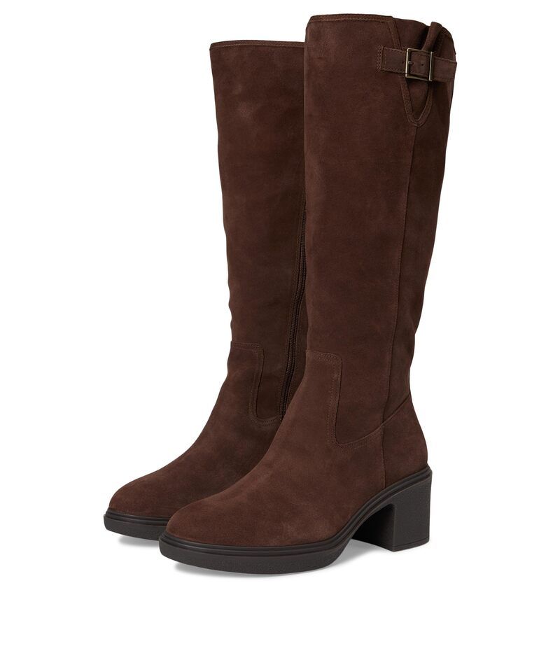 バイオニック レディース シューズ ヒール VIONIC Sonora Coffee Suede Wide Calf コーヒー