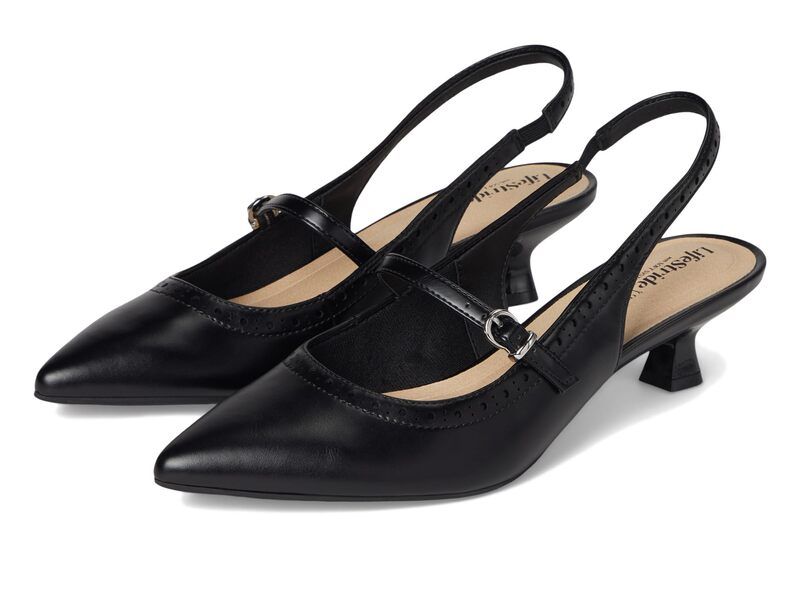 ライフストライド レディース シューズ ヒール LifeStride Marilyn Slingback Shoes Black ブラック