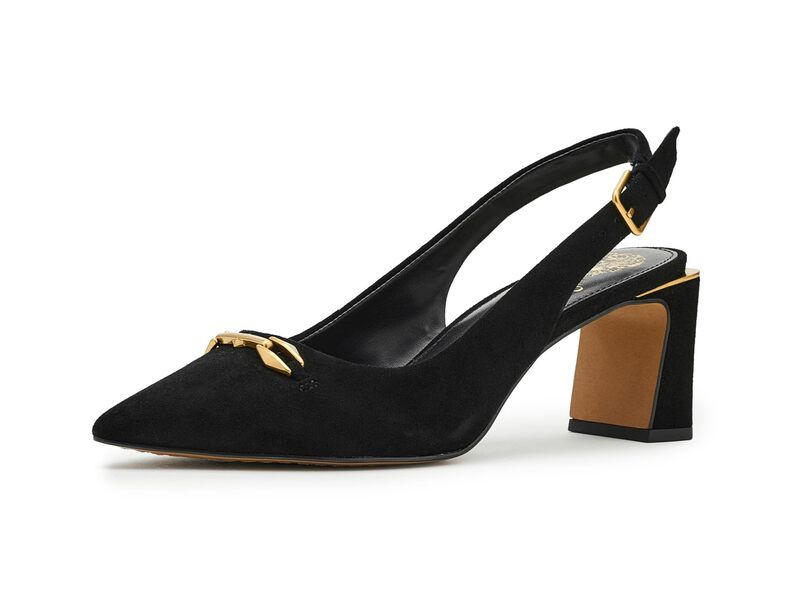 ヴィンスカムート レディース シューズ ヒール Vince Camuto Hamden Link Slingback Pump Black ブラック
