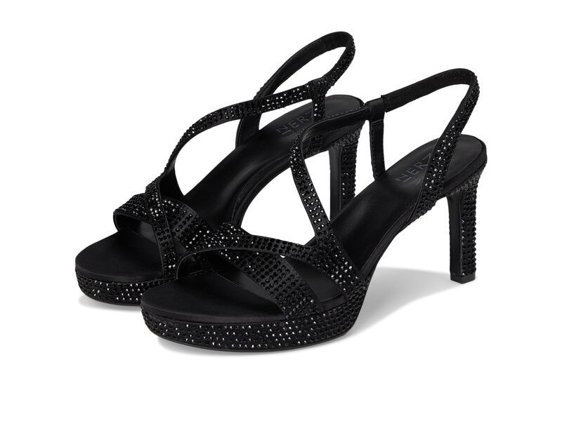 ナチュライザー レディース シューズ ヒール サンダル Naturalizer Abby Dressandals Black Satin ブラック 19,936円