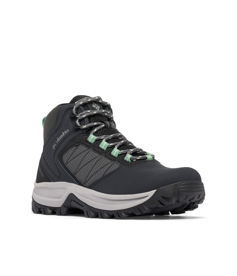 コロンビア レディース シューズ ブーツ・レインブーツ Columbia Transverse Hike Waterproof BlackSage Leaf ブラック