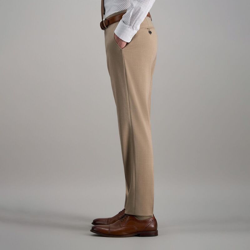ハガー レディース ボトムス カジュアルパンツ Mens Haggar Smart Wash Repreve SlimFit Suit Pants Taupe トープ ハガー レディース ボトムス カジュアルパンツ Mens Haggar Smart Wash Repreve SlimFit Suit Pants Taupe トープ