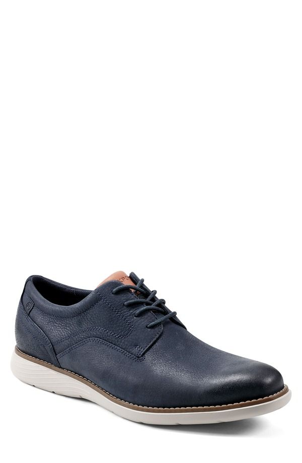 ロックポート メンズ シューズ オックスフォード ダービー Rockport Garett Plain Toe Derby Dark Blue ブルー