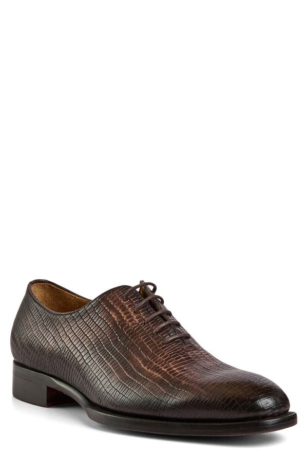 ブルーノマグリ メンズ シューズ オックスフォード Bruno Magli Trevisoxford Brown Viper ブラウン