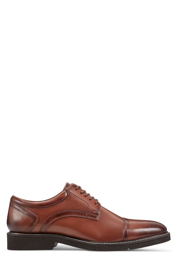 ロックポート メンズ シューズ ダービー キャップ Rockport Findlay Cap Toe Derby Medium Natural