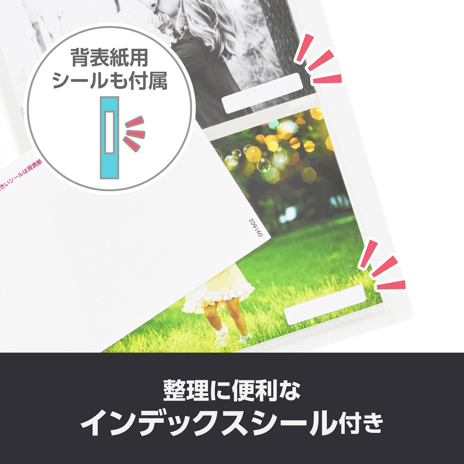 新品 ハクバ (HAKUBA) ポケット式 アルバム ビュートクリア [Lサイズ480枚 ホワイト] 写真収納 ポケット式 サックケース付 フォトアルバム ABTC-L480WT 4977187536256 (× 2)