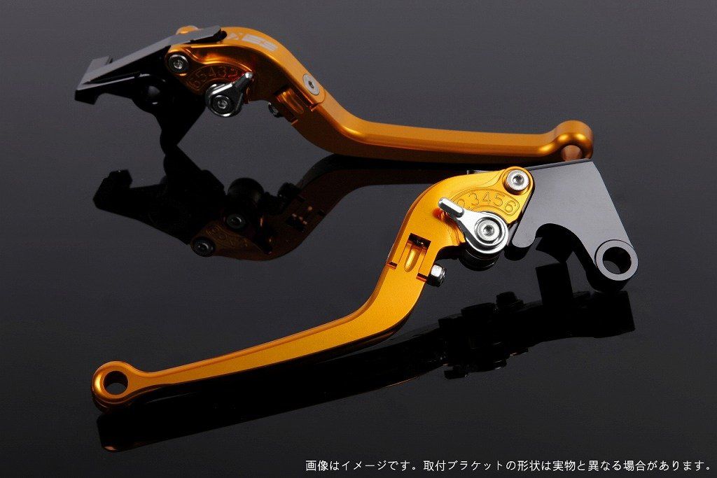 新品 SSK スピードラ アジャストレバーセット スタンダード可倒式 レバー本体カラー:ゴールド アジャスターカラー:シルバー HONDA ADV150 KF38