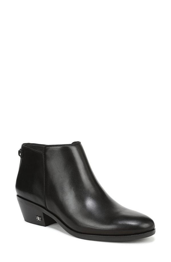サムエデルマン レディース シューズ ブーツ・レインブーツ Sam Edelman Petty Bootie Black Smooth ブラック