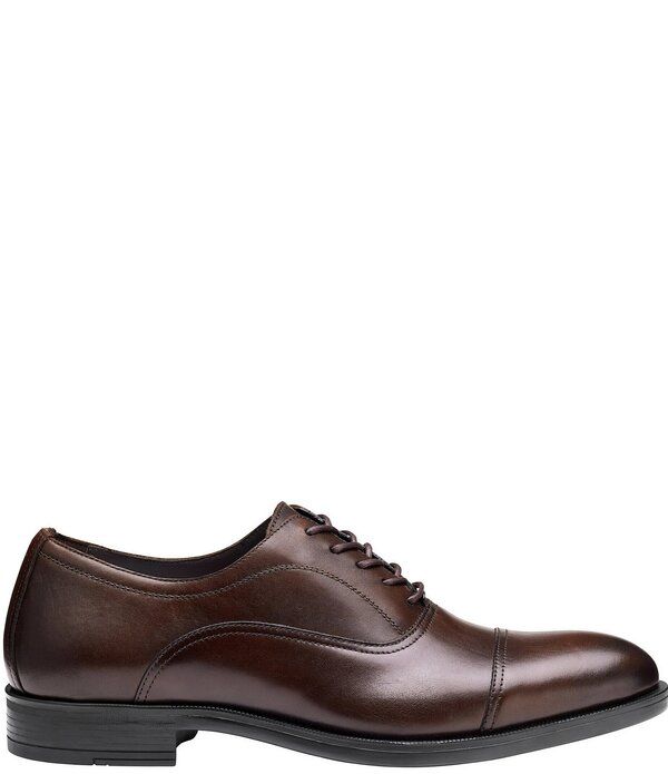 ジョンストンアンドマーフィー メンズ シューズ オックスフォード キャップ レザー Johnston Murphy Mens Conlin Leather Cap Toe Oxfords Espres