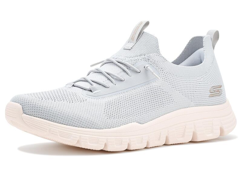 スケッチャーズ レディース シューズ スニーカー BOBS from SKECHERS Bobs B Lite Slight Flex Light Grey グレー