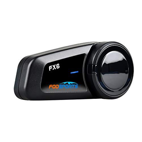 ☆新品☆FODSPORTS バイク インカム FX6 バイク用インカム 6人同時通話 HIFI音質 FM付き 通信自動復帰 1000m通信距離 他インカムと接続可能 ノイズキャンセル20H連続使用可能 Bluetoothインカム Siri音声 386e5108