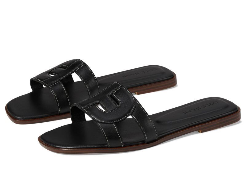 コールハーン レディース シューズ サンダル Cole Haan Chrisee Sandals Black Leather ブラック