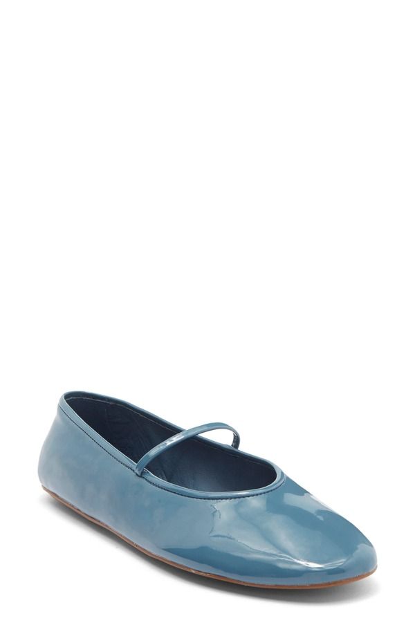 ジェフリー キャンベル レディース シューズ パンプス Jeffrey Campbell Dancerina Mary Jane Ballet Flat Dusty Blue Patent ブルー