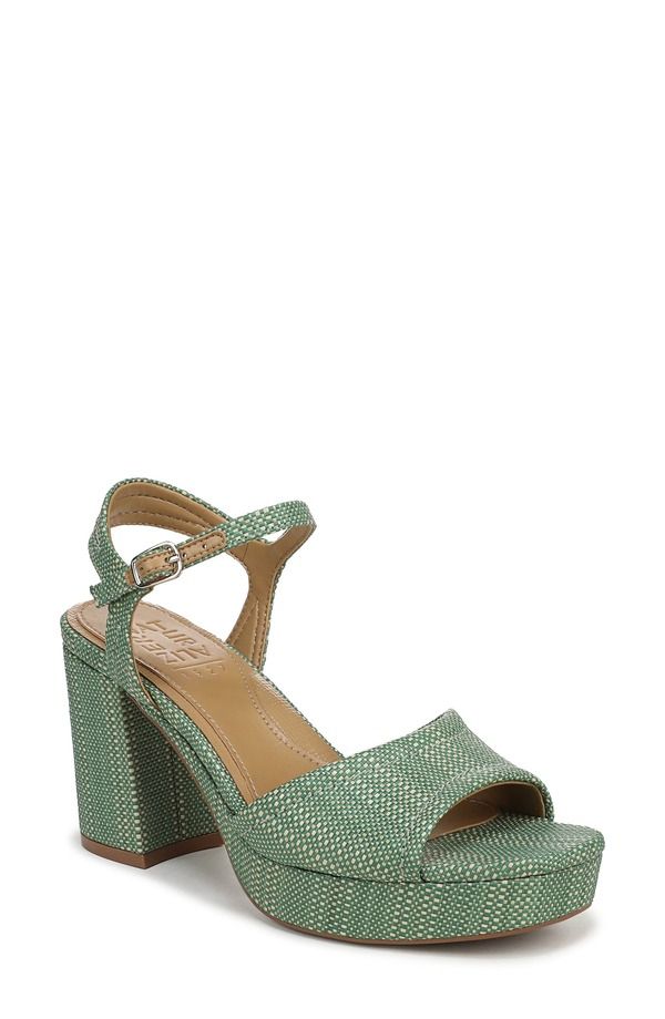 ナチュライザー レディース シューズ ヒール プラットフォーム サンダル アンクル Naturalizer Petrankle Straplatform Sandal Green Multi Faux