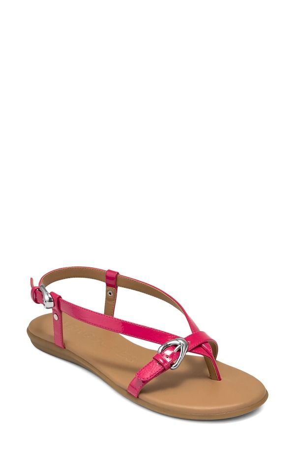 エアロソールズ レディース シューズ サンダル Aerosoles Iride Slingback Sandal Magenta Fx Crinkle Patent マゼンタ