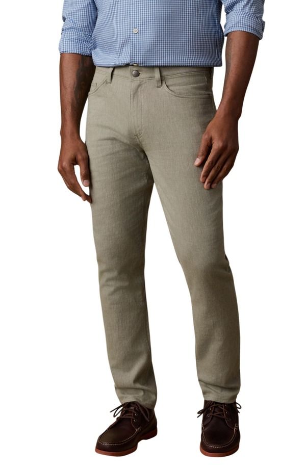 ファレティ メンズ ボトムス カジュアルパンツ リネン Faherty Movement Linen Blend Pantsage Cliff セージ