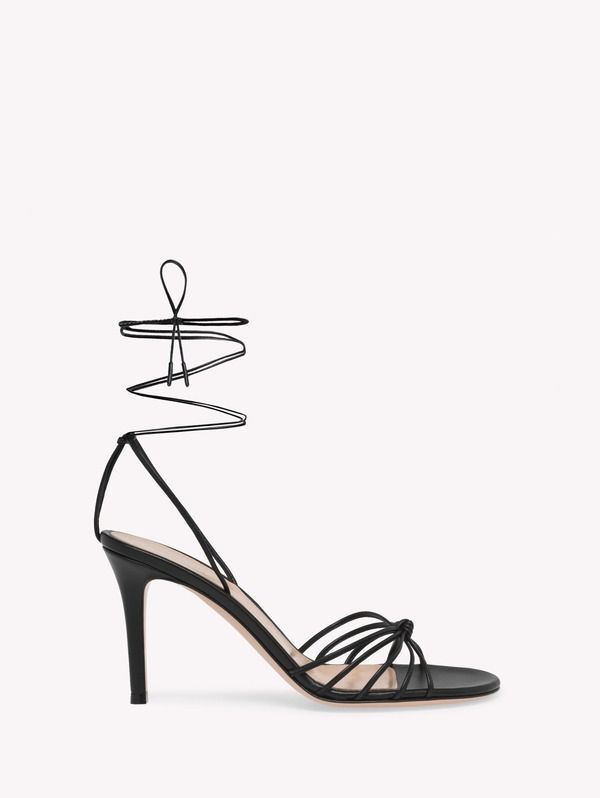 ジャンヴィト ロッシ レディース シューズ サンダル Gianvito Rossi Gwyneth 85 Sandals Black Nappa ブラック