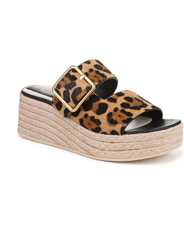 フランコサルト レディース シューズ サンダル プラットフォーム Franco Sarto Womens Taziana Espadrille Platform Sandals Leopard Pri