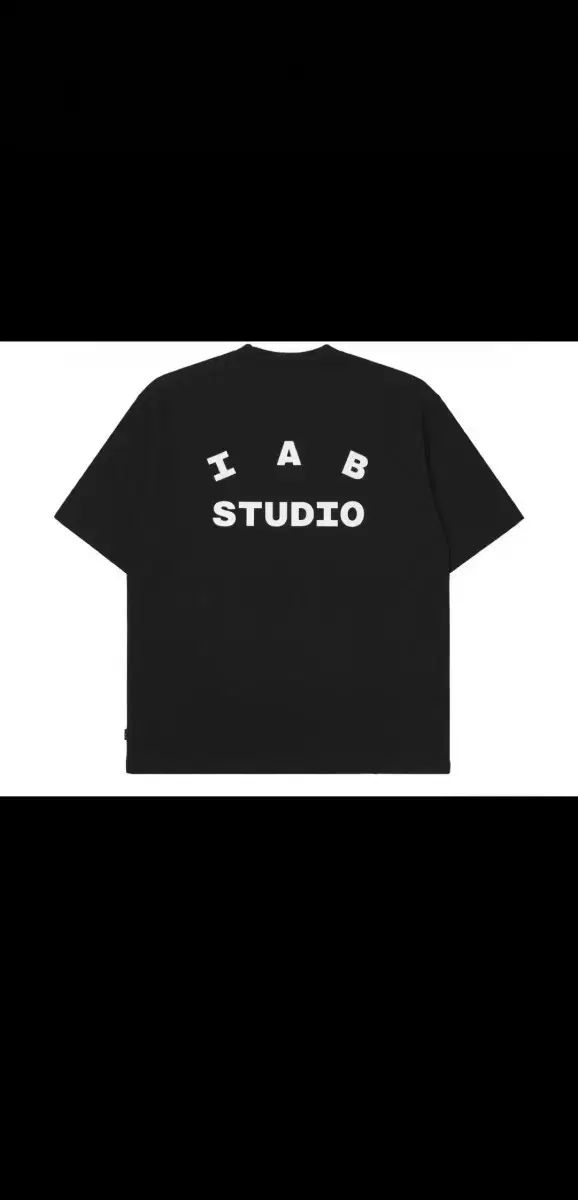 IAB スタジオ ロゴ 半袖T ブラック XXR 正規品 新品