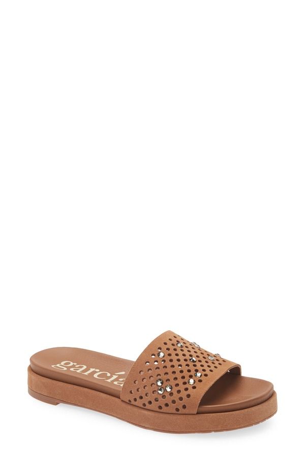 ペドロガルシア レディース シューズ ヒール サンダル Pedro Garcia Julienne Sandal Adobe Castoro