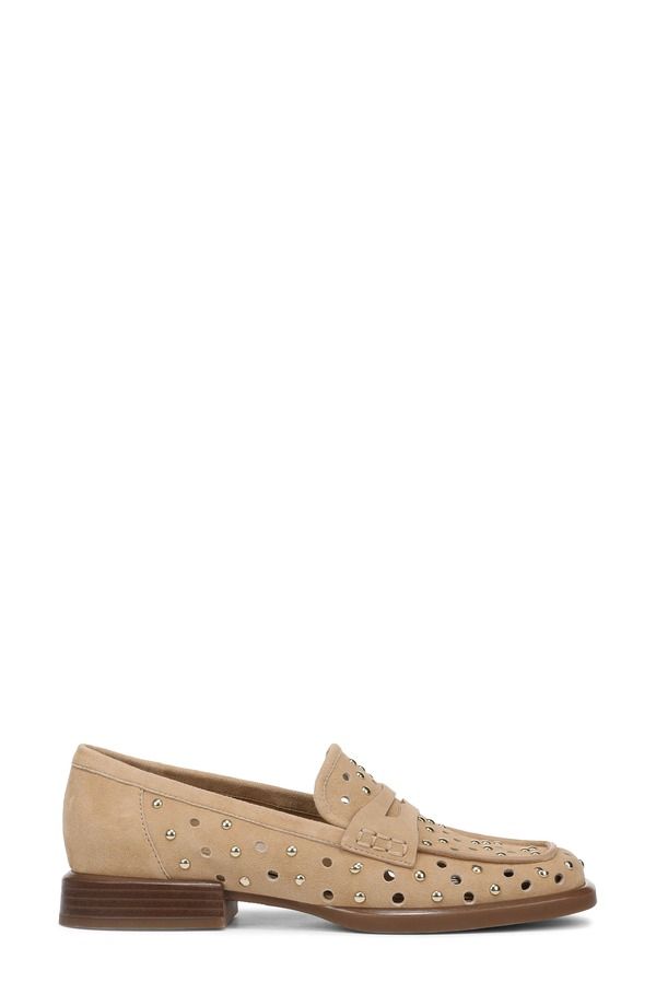 27 エディット ナチュラライザー レディース シューズ スリッポン・ローファー 27 EDIT Naturalizer Haven Perforated Loafer Dune Dustan タン｜詳細画像