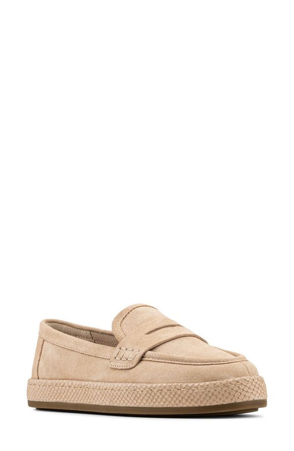 ドナルドプリネール レディース シューズ スリッポン・ローファー プラットフォーム Donald Pliner Genova Platform Loafer Sand サンド