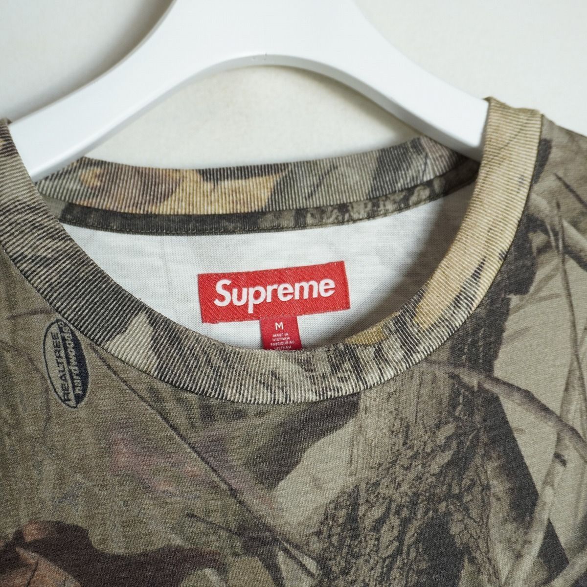 美品 国内正規26SS SUPREME シュプリーム S/S Pocket Tee REALTREE