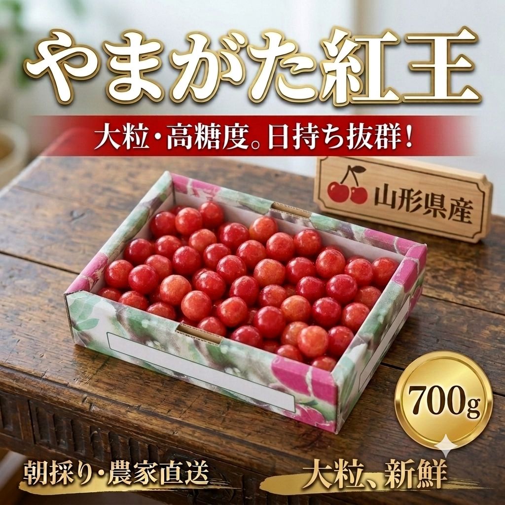 やまがた紅王 700g - メルカリ
