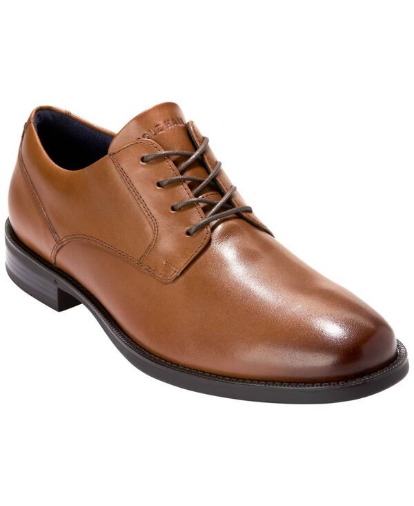 コールハーン メンズ シューズ オックスフォード レース Cole Haan Mens Bedford PlainToe LaceUp Oxford Shoes British Tan タン
