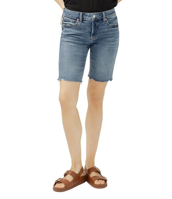 シルバー ジーンズ レディース ボトムス ハーフパンツ・ショーツ ショートパンツ Silver Jeans Co Elyse Mid Rise Bermuda Shortsunset Blue ブルー 16,786円