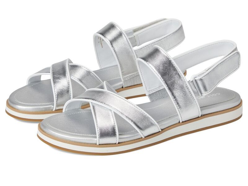 コールハーン レディース シューズ サンダル Cole Haan Mirabelle Crisscrossandalsilver MetallicWhite ホワイト