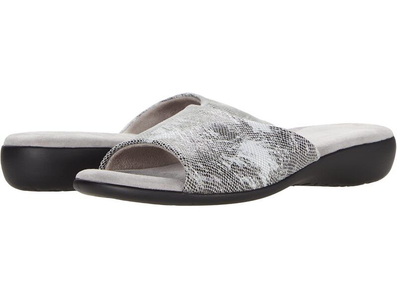 ダイビッドテイト レディース シューズ サンダル David Tate Fran Grey Snake Print グレー