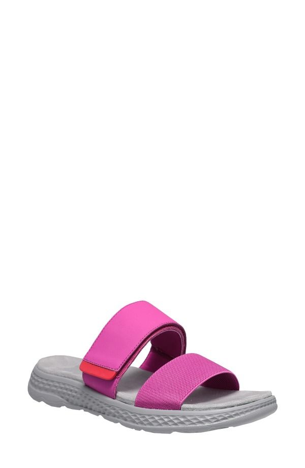 プロプト レディース シューズ サンダル ProptravelActive Allegra Slide Sandal Grey Fuchsia グレー