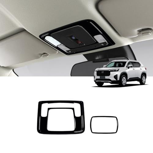 【GIKAKU】For ホンダ 新型WR-V DG5系 X/Z/Z+ アクセサリー 内装パーツ ルームランプパネル ダウンライトガーニッシュ インテリアパネル 保護パーツ 傷防止 車種専用設計（ピアノブラック）as e43571cd