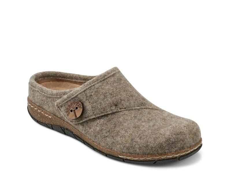 アース レディース シューズ サンダル EarthEzra Clog Light Brown Fabric ブラウン