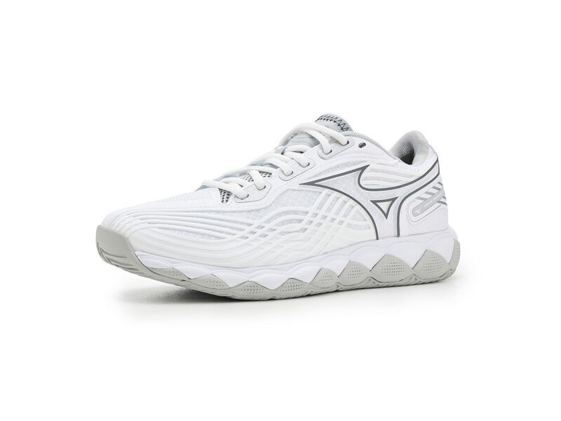 ミズノ レディース シューズ スニーカー Mizuno Wavenforce Tour 2 AC WhiteSilver ホワイト