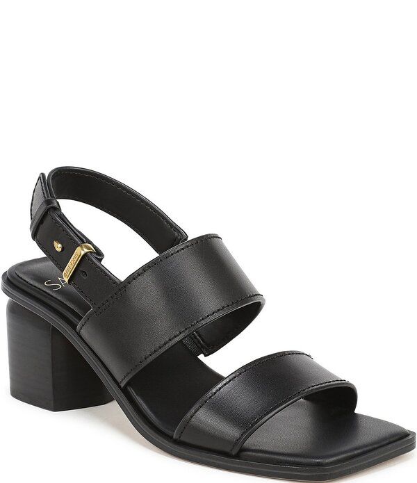 フランコサルト レディース シューズ ヒール サンダル レザー Sarto by Franco Sarto Rory Leather Square Toe Block Heel Slingback S
