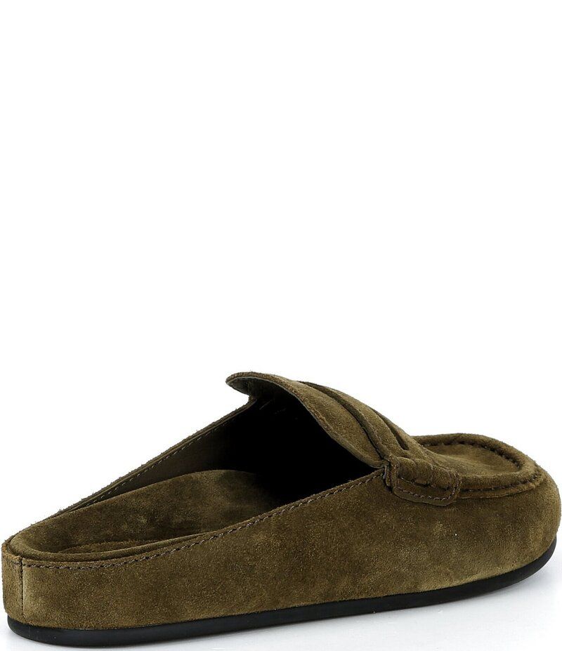 ジェフリー キャンベル レディース シューズ スリッポン・ローファー スエード Jeffrey Campbell Milesuede Penny Loafer Clogs Olive オリーブ